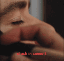 Stuck In Cement Make Up GIF - Stuck In Cement Make Up Beautify GIFs