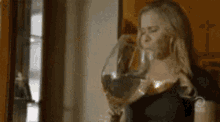 Weekend Is Here Drinking GIF - Weekend Is Here Drinking Big Wine Glass GIFs
