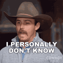 I Personally Dont Know How To Deal With That Buck Faust GIF - I Personally Dont Know How To Deal With That Buck Faust Ultimate Cowboy Showdown GIFs