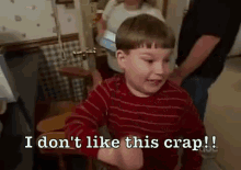 I Don'T Like This Crap GIF - Kingcurtis Baconisgoodforme Crap GIFs