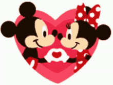 minnie mouse mickey mouse love heart minnie and mickey