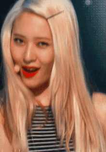 Krystaljung Blonde GIF - Krystaljung Blonde Jungsoojung GIFs