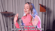 this is not a sentimental love story emma heesters solo english version song it isnt a love story its not a romance