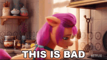 This Is Bad Sunny Starscout GIF - This Is Bad Sunny Starscout My Little Pony A New Generation GIFs