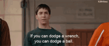 Life Lessons GIF - Dodgeball Justin Long Wrench GIFs