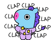 Bt21 Clap Clap Sticker - Bt21 Clap Clap Applause Stickers