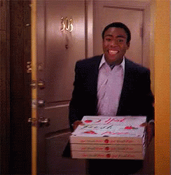 Pizza And Fire - Community GIF - Community Donald Glover Troy Barnes -  Discover & Share GIFs