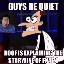 Fnaf4 Doof GIF - Fnaf4 Doof Guys Be Quiet GIFs