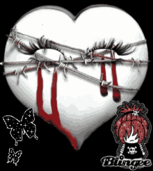 Barbed Heart GIF - Barbed Heart Blood GIFs