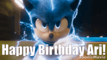Sonic Happy Birthday Ari GIF - Sonic Happy Birthday Ari GIFs