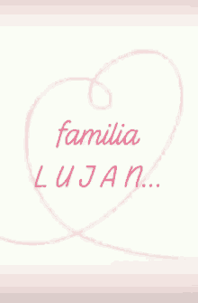 familia lujan family family heart
