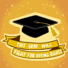This Grad Will Fight For Voting Rights 2021 GIF - This Grad Will Fight For Voting Rights 2021 Graduation GIFs