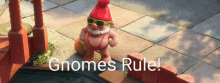 Gnomes Rule Gnomeo And Juliet GIF - Gnomes Rule Gnomeo And Juliet We Rule GIFs