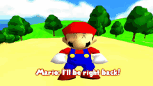 Smg4 Mario GIF - Smg4 Mario Ill Be Right Back GIFs