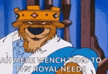 Prince John Robin Hood GIF - Prince John Robin Hood Crown GIFs