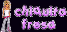 La Niña Fresa GIF - Fresa Chiquita Bling GIFs
