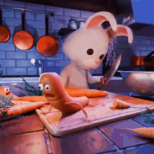 Bunny Carrots GIF - Bunny Carrots Chef GIFs