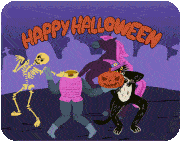 Happy Halloween Dancing Sticker - Happy Halloween Dancing Spooky Stickers