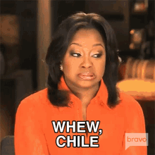 Whew Chile Real Housewives Of Atlanta GIF - Whew Chile Real Housewives Of Atlanta Calm Down GIFs