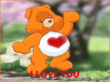 Care Bears I Love You GIF - Care Bears I Love You Glücksbärchis GIFs