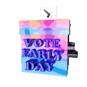 Vote Early Vote Now Sticker - Vote Early Vote Now Go Vote Early Stickers