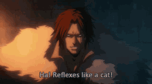 Cat Anime GIF - Cat Anime Trevor Belmont GIFs