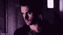 Enzo And Caroline Forbes Concerned Enzo St John GIF - Enzo And Caroline Forbes Concerned Enzo St John Michael Malarkey GIFs