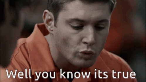 Well You Know Its True Eating GIF - Well You Know Its True Eating  Supernatural - Discover &amp; Share GIFs