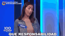 Que Responsabilidad 100argentinos Dicen GIF - Que Responsabilidad 100argentinos Dicen Es Mucha Responsabilidad GIFs