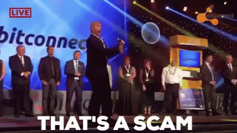 Bitconnect Thats A Scam GIF - Bitconnect Thats A Scam GIFs