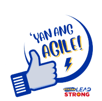 Yan Ang Agile Lead Strong Sticker - Yan Ang Agile Agile Lead Strong Stickers