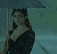 deepika holding an umbrella in