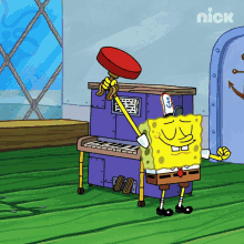 playing piano spongebob spongebob squarepants entertainer musician