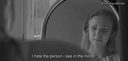 Girl Sad GIF - Girl Sad I Hate The Person In The Mirror - Discover & Share  GIFs
