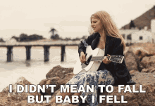I Didnt Mean To Fall But Baby I Fell Brynn Elliott GIF - I Didnt Mean To Fall But Baby I Fell Brynn Elliott Without You Song GIFs