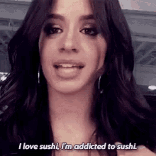 Camila Cabello I Love Sushi GIF - Camila Cabello I Love Sushi GIFs