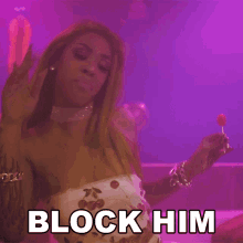 Block Him Rico Nasty GIF - Block Him Rico Nasty Block List Song GIFs