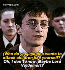 (Who Do You Imagine Wants Toattack Children Like Yourself?)Oh, I Don'T Know. Maybe Lordvoldemort?.Gif GIF - (Who Do You Imagine Wants Toattack Children Like Yourself?)Oh I Don'T Know. Maybe Lordvoldemort? Daniel Radcliffe GIFs