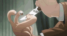 parasyte migi fight knife break anime parasyte migi fight knife break anime