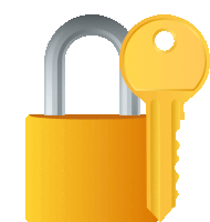 Locked With Key Objects Sticker - Locked With Key Objects Joypixels Stickers