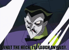Joker What The Heck GIF - Joker What The Heck Ill Laugh Anyway GIFs