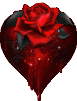 Bleeding Rose Sticker - Bleeding Rose Stickers