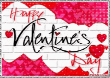 Valentine Card Happy Valentines Day GIF - Valentine Card Happy Valentines Day Hearts GIFs