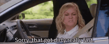 Sorry, That Got Dirty Really Fast GIF - Sisters Amy Poehler Maura Ellis GIFs