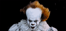 Pennywise Evil Laugh GIF - Pennywise Evil Laugh It Movie GIFs