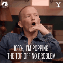 One Hundred Percent Im Popping The Top Off No Problem GIF - One Hundred Percent Im Popping The Top Off No Problem Jimmy Hurdstrom GIFs