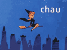 Chau Chau Witch GIF - Chau Chau Witch Flying GIFs