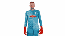 cheer for number1 peter gulacsi rb leipzig wearing my jersey wearing my team shirt