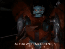 transformers inferno as you wish my queen as you wish beast wars