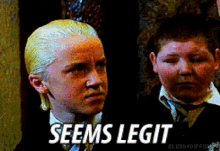 Malfoy'S Legit GIF - Draco Malfoy Seemslegit Legit GIFs